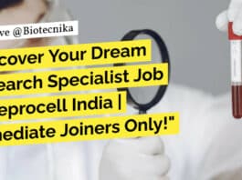 Bioinformatics Research Specialist Job at Reprocess India - Apply Now