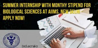 AIIMS Delhi Summer Internship 2024