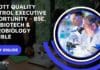 Abbott Quality Control Executive Opportunity – BSc, MSc Biotech & Microbiology Apply Online Abbott Quality Control Executive