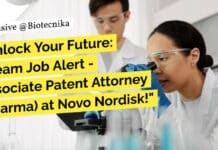Novo Nordisk Associate Patent Attorney Job Opening - Apply Online