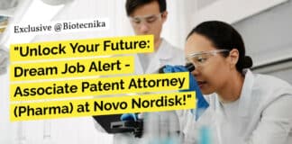 Novo Nordisk Associate Patent Attorney Job Opening - Apply Online