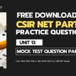 CSIR NET Life Science PART C