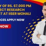 IISER Mohali Research Project Vacancy