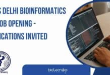 AIIMS Bioinformatics Vacancy Available