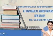 Bioinformatics Job Opportunities at JNU