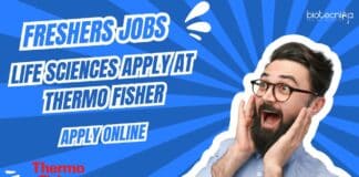 Freshers Jobs For Life Sciences