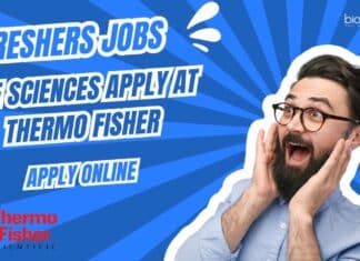 Freshers Jobs For Life Sciences