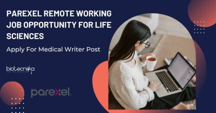 Parexel Remote Working Job Opportunity