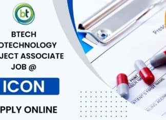 BTech Biotechnology Project Associate