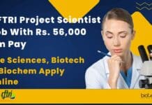 CFTRI Project Scientist Job