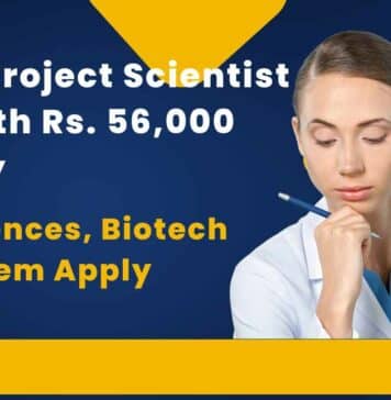 CFTRI Project Scientist Job With Rs. 56,000 pm Pay – Life Sciences, Biotech & Biochem Apply Online CFTRI Project Scientist Job