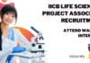 IICB Life Sciences Project Associate Recruitment – Attend Walk-In-Interview IICB Life Sciences Project Associate Recruitment