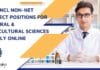 CSIR-NCL Non-Net Project Positions For Natural & Agricultural Sciences – Apply Online CSIR-NCL Agricultural Sciences Jobs