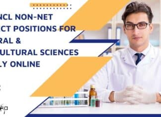 CSIR-NCL Non-Net Project Positions For Natural & Agricultural Sciences – Apply Online CSIR-NCL Agricultural Sciences Jobs