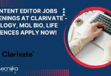 Content Editor Jobs Openings at Clarivate