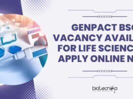 Genpact BSc Vacancy Available