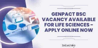 Genpact BSc Vacancy Available