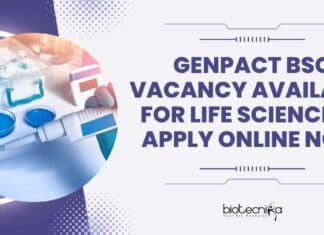 Genpact BSc Vacancy Available For Life Sciences – Apply Online Now Genpact BSc Vacancy Available