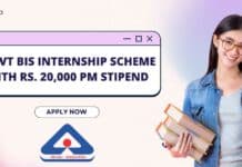 Govt BIS Internship Scheme