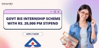 Govt BIS Internship Scheme