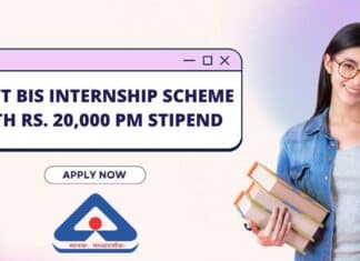 Govt BIS Internship Scheme