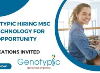 Genotypic Hiring MSc Biotechnology