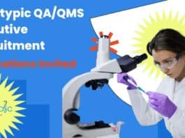 Genotypic QA/QMS Executive Recruitment – Applications Invited Genotypic QA/QMS Executive Recruitment