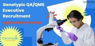 Genotypic QA/QMS Executive Recruitment
