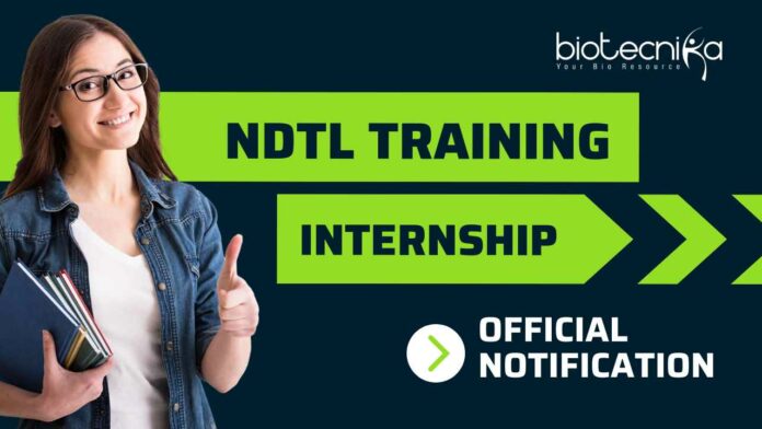 NDTL Internship/Training 2024