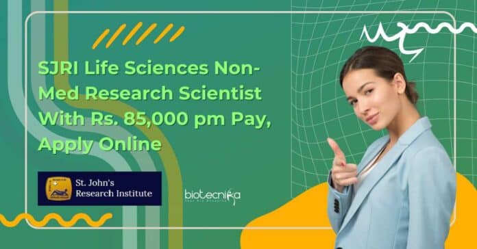 SJRI Project Scientist Non-Med