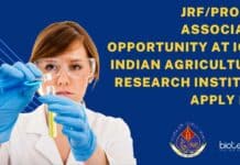 ICAR-IARI Project Vacancies For