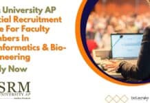 SRM University AP Special Recruitment