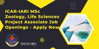 ICAR-IARI MSc Zoology