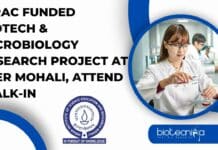 IISER Mohali Project Vacancy