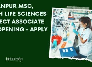 IIT Kanpur MSc, BTech Life Sciences Project Associate Job Opening – Apply Now IIT Kanpur MSc BTech Life Sciences
