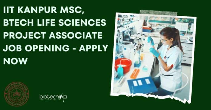 IIT Kanpur MSc BTech Life Sciences
