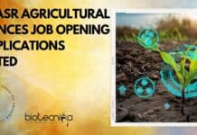 JNCASR Agricultural Sciences Job