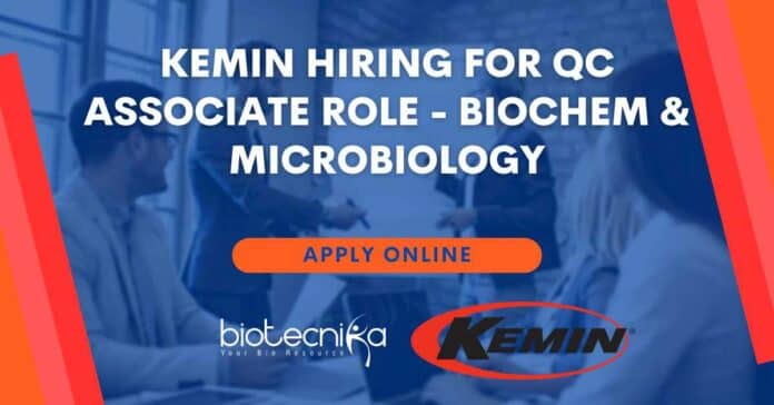 Kemin QC Associate Job