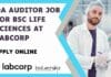 QA Auditor Job For BSc Life Sciences at Labcorp – Apply Online Labcorp QA Job Opening