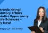 Medtronic Hiring Regulatory Affairs