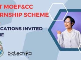 MoEF&CC Internship Scheme 2024