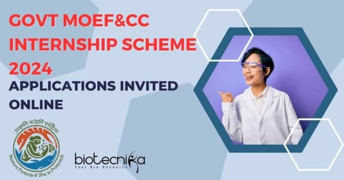 MoEF&CC Internship Scheme 2024