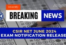 CSIR NET Exam Notification