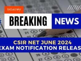 CSIR-UGC NET June 2024 Exam Official Notification | Exam Dates | Online Application Form Open CSIR NET Exam Notification