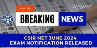 CSIR NET Exam Notification