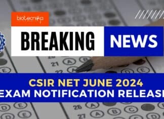 CSIR-UGC NET June 2024 Exam Official Notification | Exam Dates | Online Application Form Open CSIR NET Exam Notification