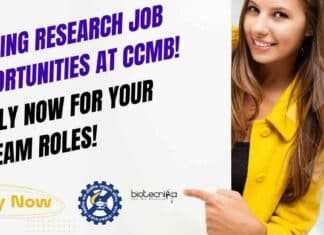 CSIR-CCMB Project Vacancies 2024