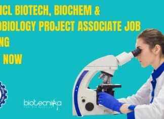CSIR-NCL Biotech Project Vacancy Available