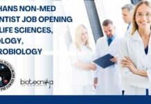 NIMHANS Non-Med Scientist Job Opening