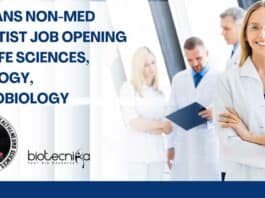 NIMHANS Non-Med Scientist Job Opening